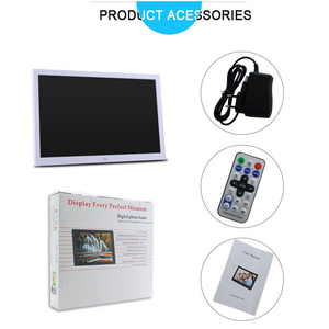 Bán buôn 10 inch siêu mỏng ảnh kỹ thuật số người xem hình ảnh khung đồng hồ chức năng acrylic cho quảng cáo thương mại hiển thị - Product Image 6