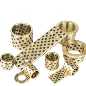 Casquillo de Bronce y Grafito Autolubricante, Sin Aceite, Lubricante Sólido, para Maquinaria de Deslizamiento General - Product Image 1