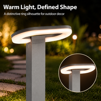Lampe de Jardin LED Moderne 18W Personnalisée OEM/ODM, Éclairage Extérieur Étanche AC85-260V, Lampadaire de Jardin 40cm 60cm 80cm