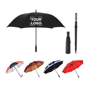 Wsy811 Suppliers Manufacturer <b>Large</b> Logo Prints Big Luxury Promotional Custom Branded Golf <b>Umbrella</b> - Product Image 1