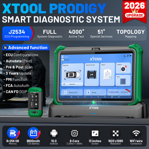 XTOOL Prodigy 诊断工具，带 Indentix 维修数据库 汽车扫描仪 J2534 ECU 编程工具 FCA CAN FD/DoIP - Product Image 2