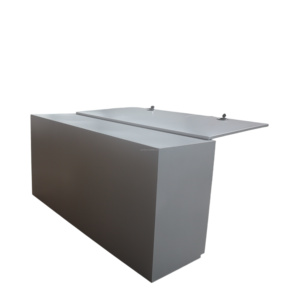 Caja de herramientas de aluminio abierta por arriba para camioneta con estante interno - Product Image 5