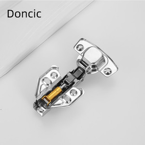 Doncic thủy lực 77g giấu cửa sổ đôi hành động đồ nội thất bản lề mềm đóng tủ bếp đầy đủ lớp phủ cửa tủ bản lề - Product Image 2