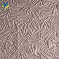 YKTB5013 luxe 3D/5D moderne 5013 plafond mur papier peint insonorisé en relief Non tissé tissus fleur PE mousse acoustique hôtels