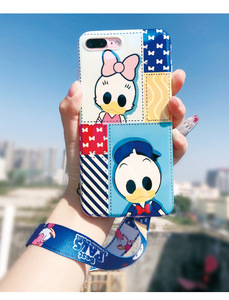 Cordón de tela para teléfono móvil, Cordón de cuello, cadena larga y corta para teléfono móvil, colgante, cadena colgante, llavero de dibujos animados - Product Image 5