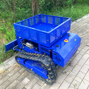 Cortacésped a control remoto con batería de 48 V, caja recolectora de césped de 200 L, cuchilla rotativa, grado profesional para terrenos inclinados - Product Image 4
