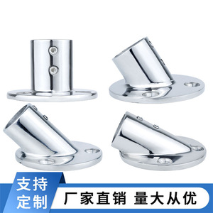 Marine 316 Steel Hardware 90-Degree Round Tube Mount and 30-60-Degree Deck Handrail Fixing Seat Accessories for Marine <b>Awning</b> - Product Image 4