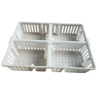 Cage de transport pour poussins, cage à poulets/cage de transport pour volailles, boîte à pigeons à 4 trous