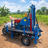 Foreuse de puits d'eau directe usine 160m 200m, machine de forage durable pour puits profonds, portable