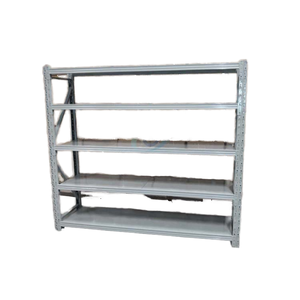 Étagères de stockage en acier métallique réglables à plusieurs niveaux pour systèmes de rangement en entrepôt - Product Image 1