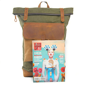 Cổ Điển Anh Da Vải Ba Lô Người Đàn Ông Của Thời Trang Trường Du Lịch Ba Lô Chuỗi Không Thấm Nước Máy Tính Xách Tay Máy Tính Ba Lô - Product Image 6