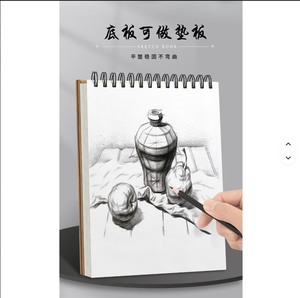 Factory sell B5 Blank Notebook 10.5" X 7.5" Spiral Notebook Sketch Book 100gsm Sketchbook for <b>Drawing</b> College School <b>Office</b> - Product Image 4