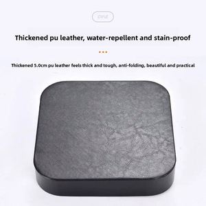 Caja de almacenamiento de dados de cuero PU, accesorios tallados para juegos de mesa, tela de terciopelo transfronteriza en stock, llave para artículos varios - Product Image 3