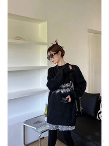 Crazymaker Cao Cấp Biểu Tượng Tùy Chỉnh Chải Mohair Len Đan Jacquard Mờ Dệt Kim Cotton Dệt Kim Jumper Áo Len Cho Nam Giới - Product Image 6