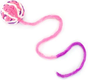 Jouets interactifs en peluche pour chatons d'intérieur, balles en fil avec clochette et ficelle, vente en gros - Product Image 5
