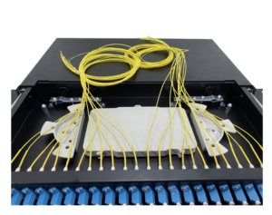 Panneau de brassage fibre optique coulissant monté en rack <span class=keywords><strong>FFTH</strong></span> 12/24/48/96 ports - Product Image 2