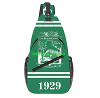 Sac de poitrine de haute qualité, best-seller, sport, voyage, cadeau pour les fraternités et les sororités, sac bandoulière personnalisé, mode décontractée pour hommes