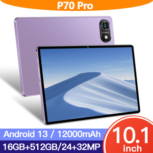 Phiên bản 2025 Hot Bán 10.1-inch Android P70 máy tính bảng 16GB RAM 512GB Rom Dual Sim 4G Quad Core MTK Drop-proof giải trí - Product Image 6