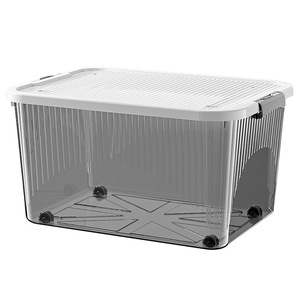 Free shipping on thickened transparent storage <b>boxes</b>, organizers, household daily necessities, clothing storage <b>boxes</b>, <b>large</b> - Product Image 3