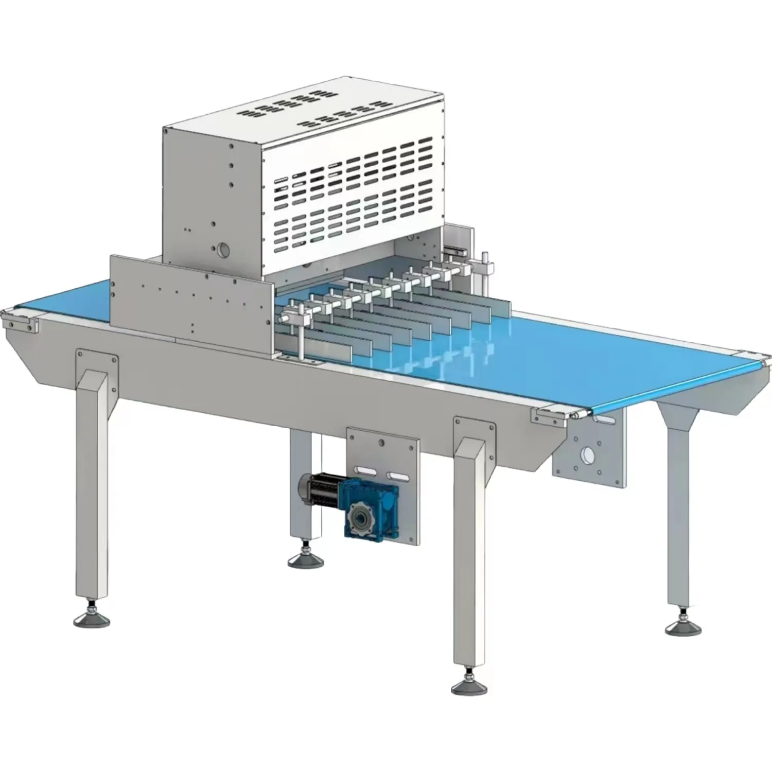 Wanlisonic vollautomatische Ultraschall-Sushi-Rolle Kuchen-Schneidemaschine Toast-Schneidegerät