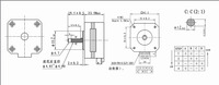 Conector Híbrido Integrado CNC Industrial de Alta Precisión y Alto Torque para Motores Paso a Paso de Circuito Cerrado Nema 17 para Aire Acondicionado
