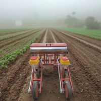 Semoir à maïs à haute efficacité 2BYF-2 à 2 rangs et machine à fertiliser, mini semoir à maïs pour tracteur à pied à bas prix