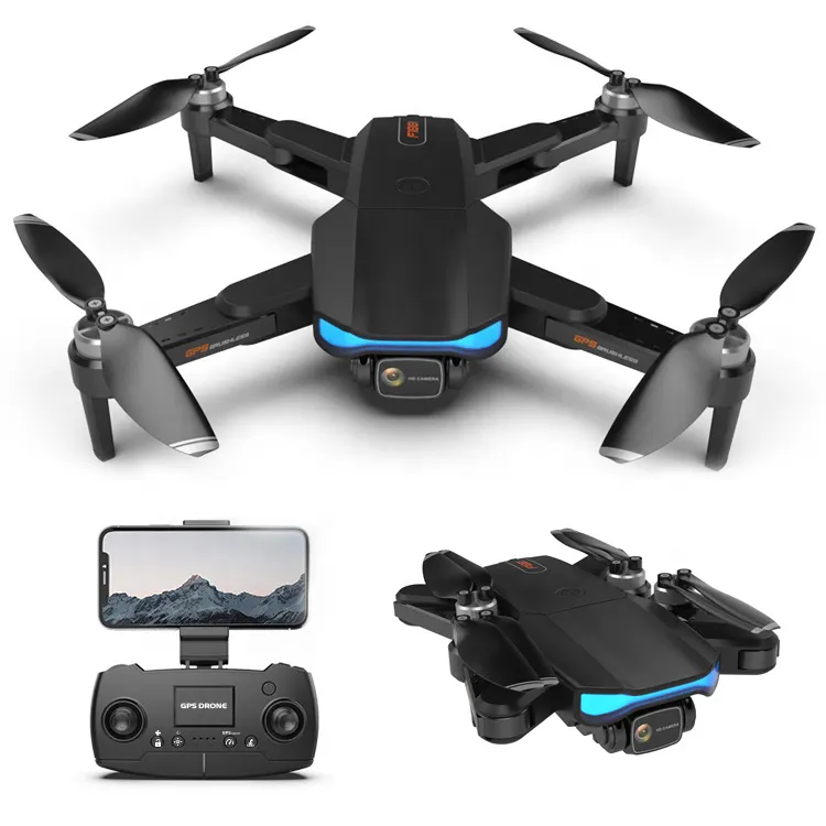 2021 remote GPS aerial photography drone 5G/6K wide-angle dual camera (1 battery)