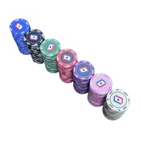Jetons de poker professionnels - jetons en céramique de 10 grammes, adaptés aux fêtes et aux jeux auxiliaires pour femmes