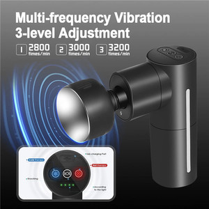 Gym Pocket Electric Deep Tissue Body Pain Relief Muscle Relaxation Fitness Mini <b>Hot</b> <b>Cold</b> Therapy Fascia Massage Gun - Product Image 4
