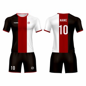 Conjunto <span class=keywords><strong>de</strong></span> Camisetas <span class=keywords><strong>de</strong></span> Fútbol <span class=keywords><strong>de</strong></span> Diseño Personalizado, Poliéster que Absorbe la Humedad, para Equipos, Clubes, Escuelas, Universidades, Adultos y Jóvenes, Camisetas <span class=keywords><strong>de</strong></span> Fútbol Originales - Product Image 2