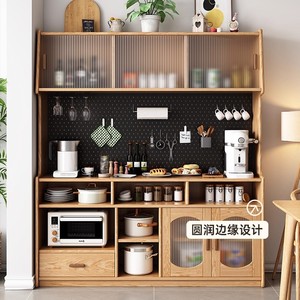 Solid Wood <b>Sideboard</b> 900mm High Multifunction Storage Cabinet For Dining Room - Product Image 4