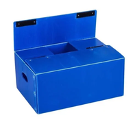 Prix usine personnalisé Corflute pliable PP flûte boîte d'emballage étui en plastique ondulé Coroplast boîte de rangement d'expédition