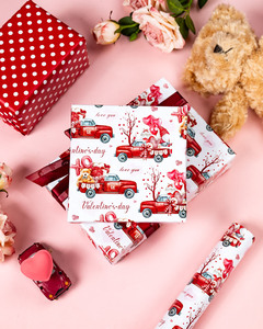 Romantic Valentine's Day gift wrapping <b>paper</b> Romantic wedding wrapping <b>paper</b> Christmas festival gift wrapping <b>paper</b> - Product Image 3