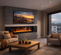 3D Smart Innenarchitektur Dekorativer Wasserdampf-Kamin Unter TV-Ständer für Zuhause und Villa 1000mm