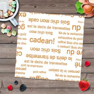 Papier sulfurisé personnalisé en gros, résistant à la graisse et au four, papier à hamburger, papier alimentaire imprimé, papier sulfurisé de qualité alimentaire, vente chaude - Product Image 5