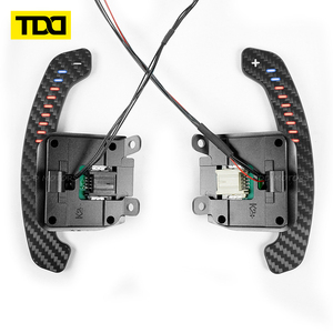 Palettes de changement de vitesse magnétiques en fibre de carbone TDD LED pour volant Chevrolet Corvette C8 - Product Image 2