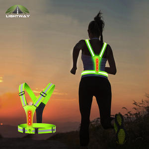 Ceinture de Sport Réfléchissante LED Haute Visibilité avec 8 Lumières LED pour la Course à Pied, le <span class=keywords><strong>Jogging</strong></span> et le Cyclisme en Extérieur - Product Image 1