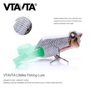 Vtavta เหยื่อตกปลาปลอมรูป<span class=keywords><strong>กบ</strong></span>3D 5.6ซม. 11.2ก. - Product Image 6
