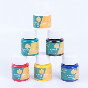 Gardez le sourire Non toxique 6 couleurs artiste <span class=keywords><strong>Gouache</strong></span> couleur <span class=keywords><strong>peinture</strong></span> ensemble pour débutants enfants papier <span class=keywords><strong>peinture</strong></span> - Product Image 6