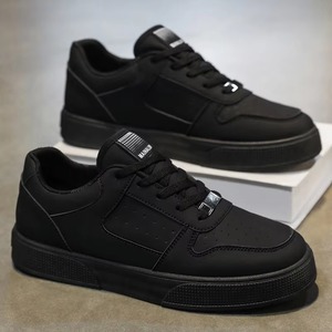Chaussures de sport décontractées pour hommes, respirantes, à lacets, avec semelle extérieure antidérapante en TPU et tige en toile, modèle hiver sportif, très vendues - Product Image 3