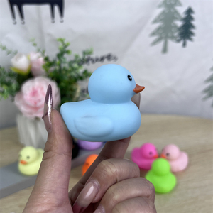 Custom Printed Logo Classic <b>Gifts</b> Bulk Multi Different Colors Bathtub Floating Mini Soft Rubber Duck for Baby - Product Image 5