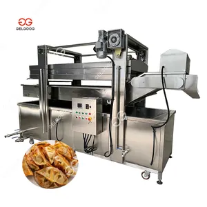 Gelgoog Automatic Fried Gyoza Dumplings Making Machine Electric Dumpling Frying Machine