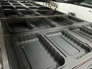 Thân Thiện Với Môi Dùng Một Lần Mfpp Bản Lề Bao Bì Thực Phẩm Vỏ Sò Hộp Container Làm Tự Động Thermoforming Máy - Product Image 4