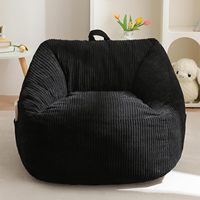 Housse de pouf portable pour enfants, canapé compressible, chaise longue pour enfants, idéale pour se détendre, inclinable, douce et confortable, canapé pour tout-petits