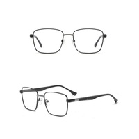 Envío en 24 Horas, Monturas de Gafas Metálicas de Alta Calidad, Ligeras, Estilo Casual Elegante, Montura Completa para Uso Diario