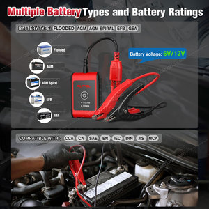 Herramientas y Equipos para Circuitos Automotrices MaxiBAS BT506, Probador de Batería de Corriente Alterna de 12V 24V para Automóviles - Product Image 4
