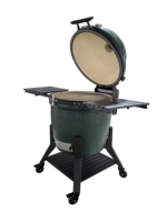 Barbecue fumoir en céramique de 28 pouces, grand modèle, pour grillades Kamado en extérieur