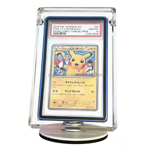 SYP Promotion : Étui magnétique transparent en acrylique pour carte gradée Panini National Treasures <span class=keywords><strong>2020</strong></span> Joe Burrow RSC JB NFL Gear Signature - Product Image 4