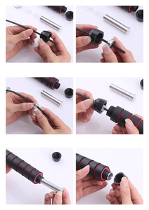 Bán Buôn Xách Tay Nhựa Tập Thể Dục Tập Thể Dục Nặng Nhảy Dây Nhà Phòng Tập Thể Dục Tập Thể Dục Tốc Độ Bỏ Bỏ Giá Dây Giá Rẻ Trọng Nhảy Dây - Product Image 4