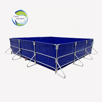 Équipements et machines pour l'élevage de poissons hors sol, bâche en plastique pour bassin piscicole
